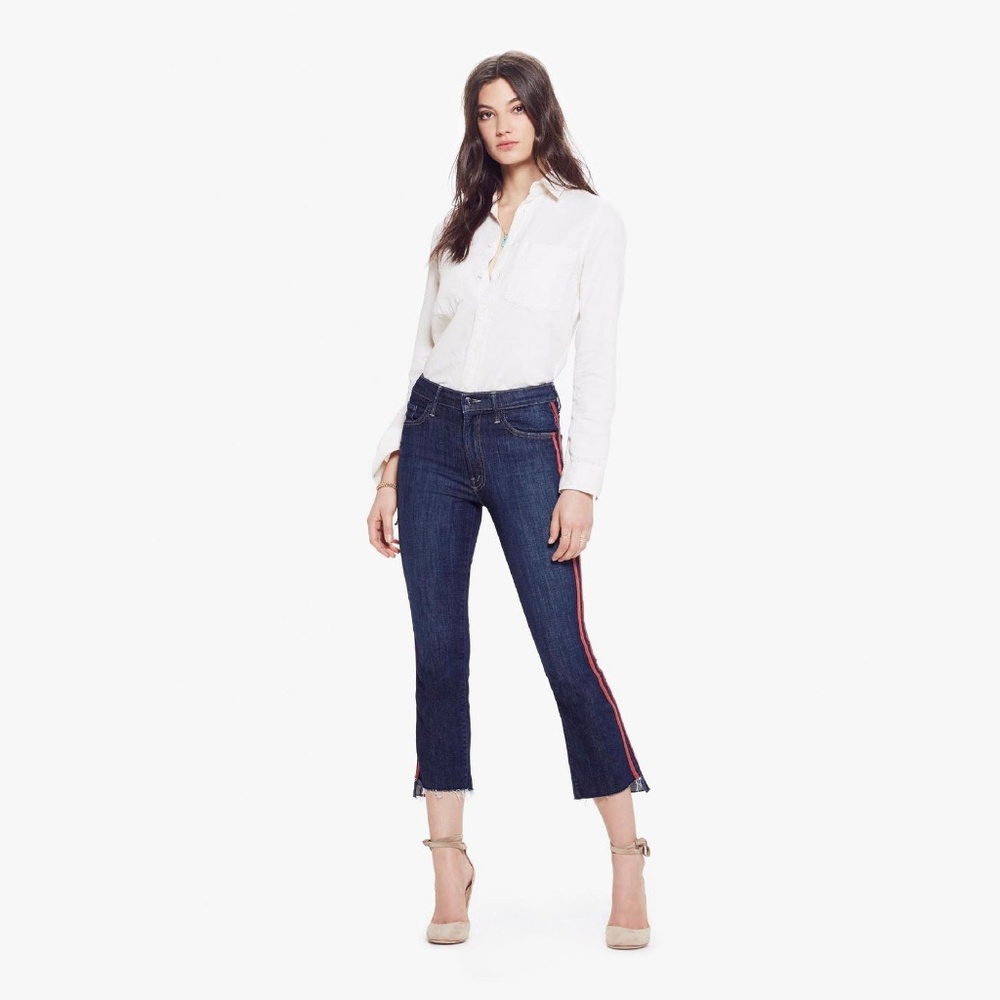 MOTHER Crop Step Fray in Speed Racer - size 28